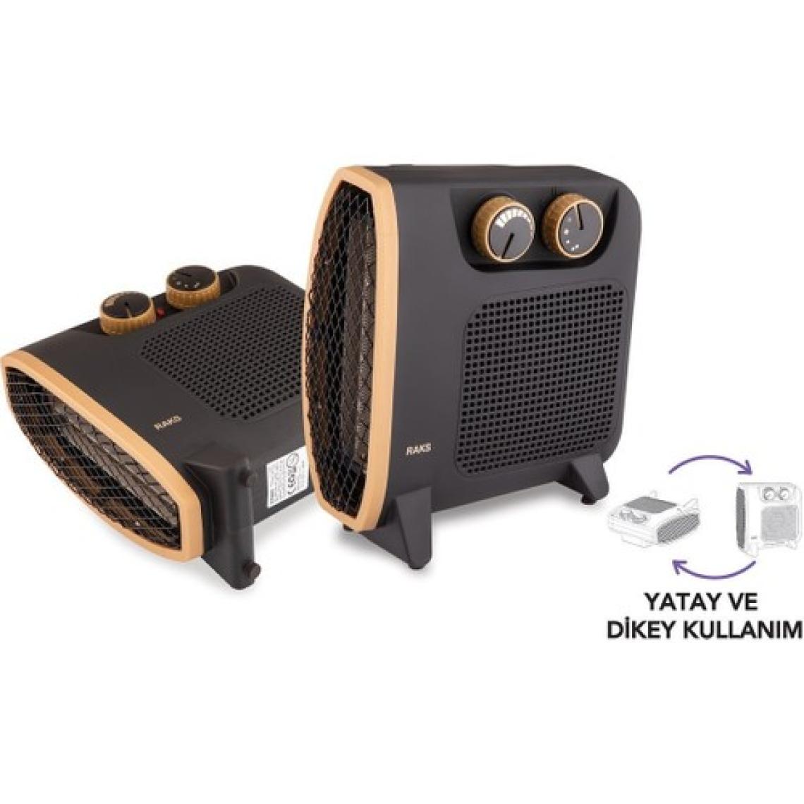 Raks Pf 20 Smart Kahverengi 2000 Watt Elektrikli Fanlı Isıtıcı