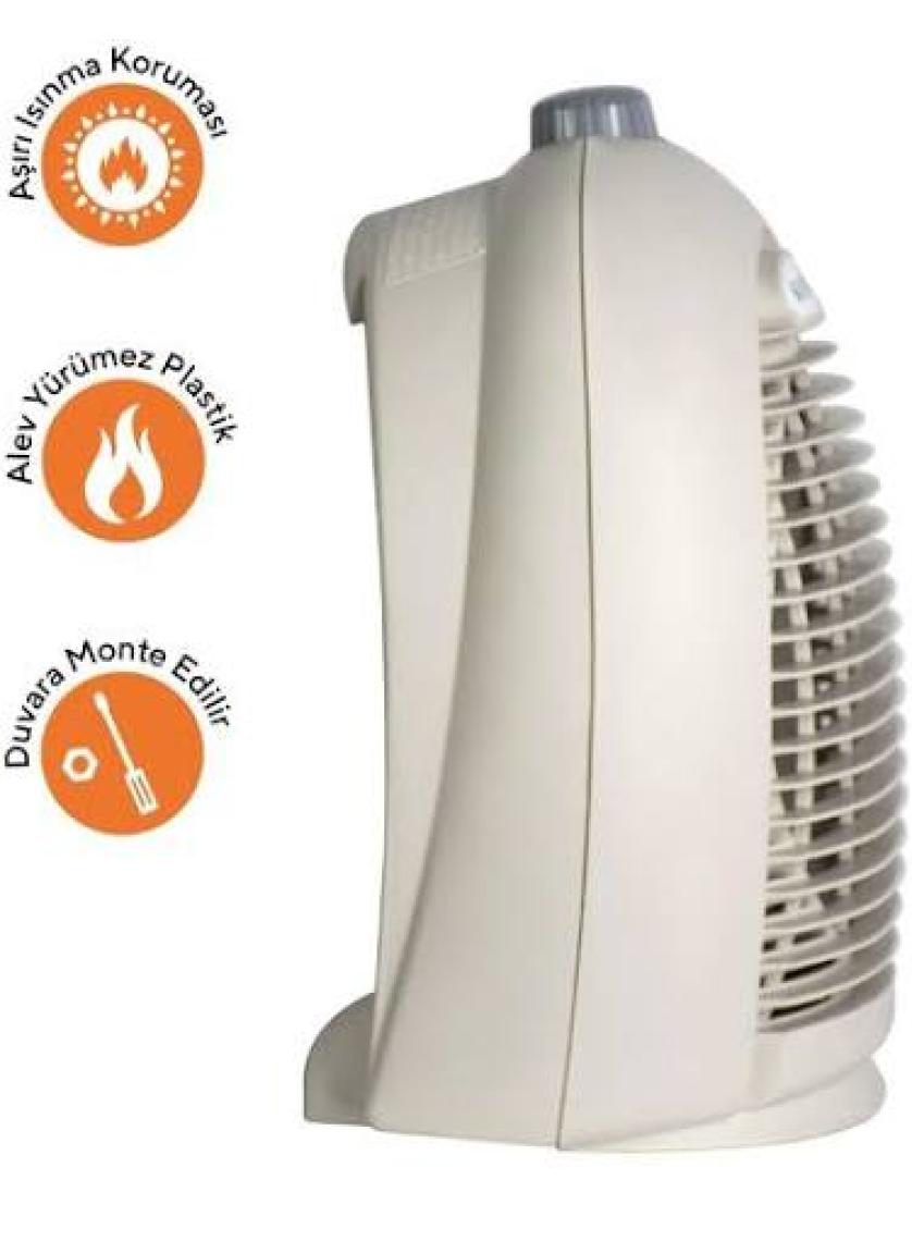 Kumtel LX-6331Fanlı Isıtıcı - Bej