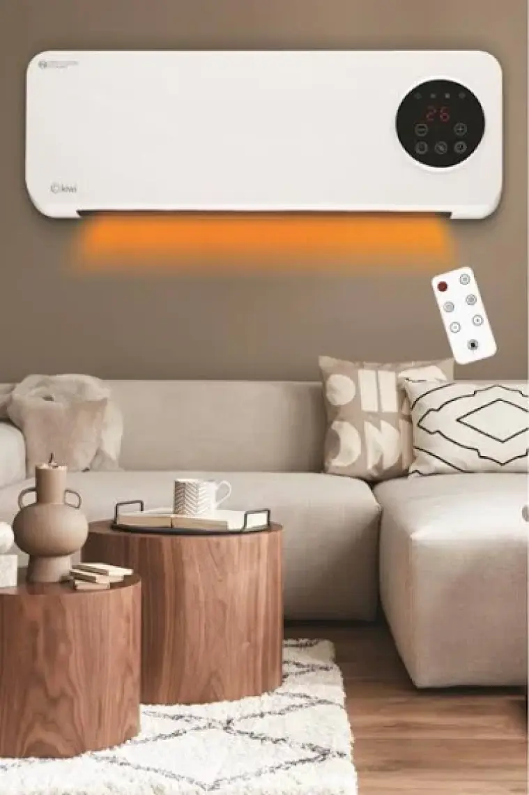 Kiwi KHT-8490 Duvar Tipi Fanlı Isıtıcı