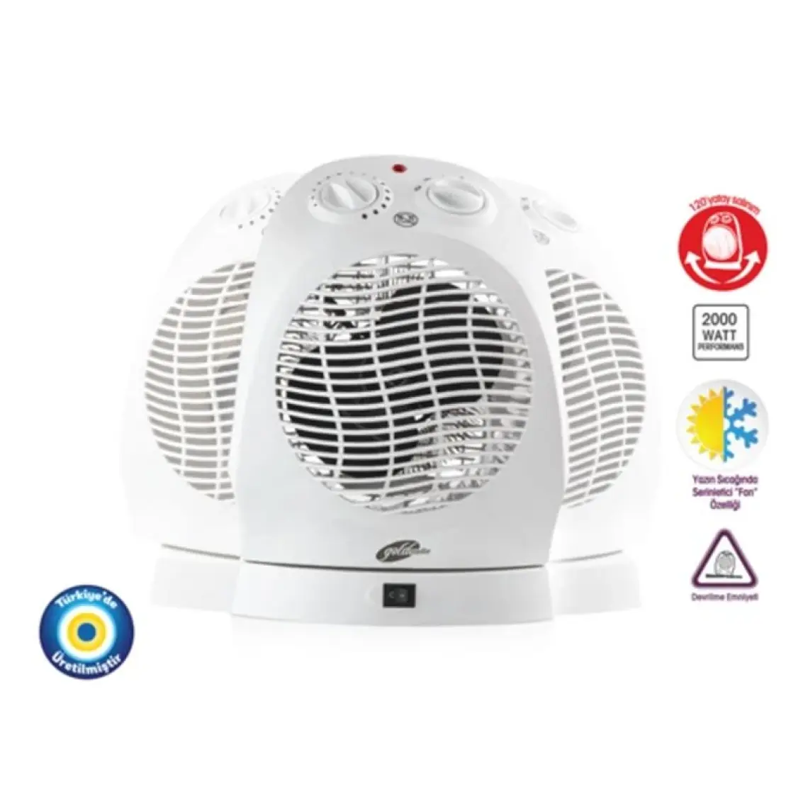 Goldmaster MARS GM-7920 Fanlı Isıtıcı