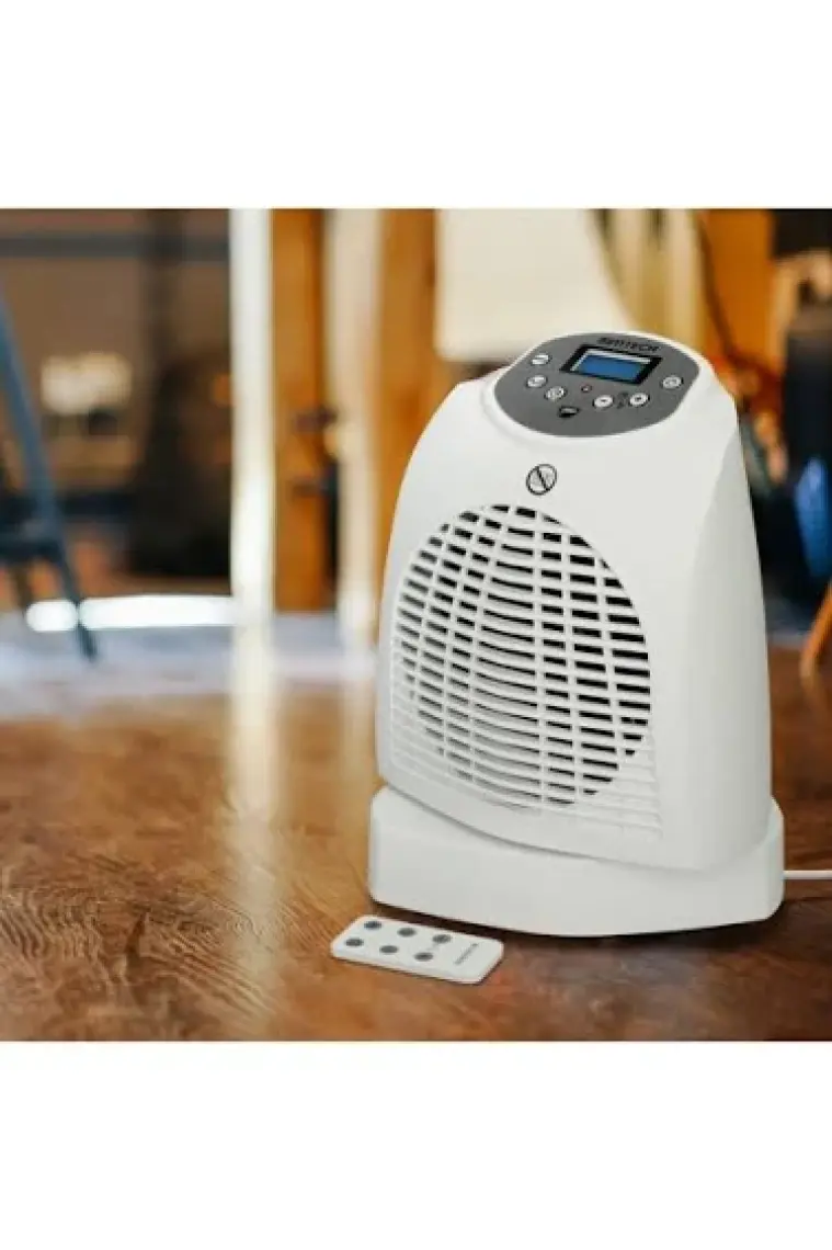 Simtech KM-1715 Uzaktan Kumandalı Ve Dijital Göstergeli Fanlı Isıtıcı