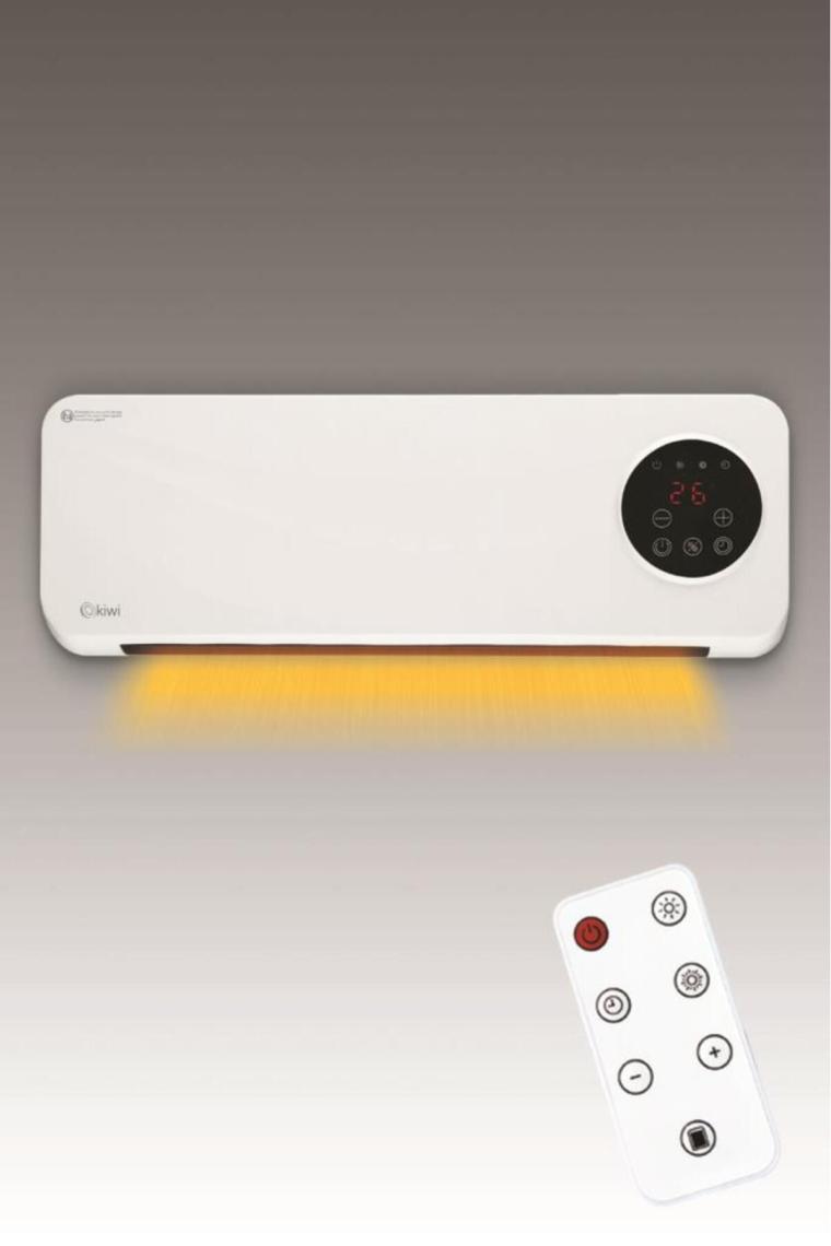 Kiwi KHT-8490 Duvar Tipi Fanlı Isıtıcı