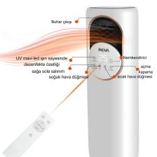 İnova Apollo İIS-1702 Sıcak Soğuk Elektrikli Isıtıcı Hava Nemlendirici