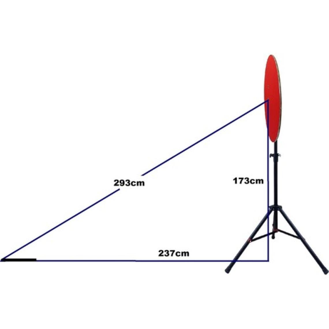 Dartsan Raf Düzenekli Tripod Ayaklı Dart Arkalık Stand Seti. Siyah Renk. Dartsan.