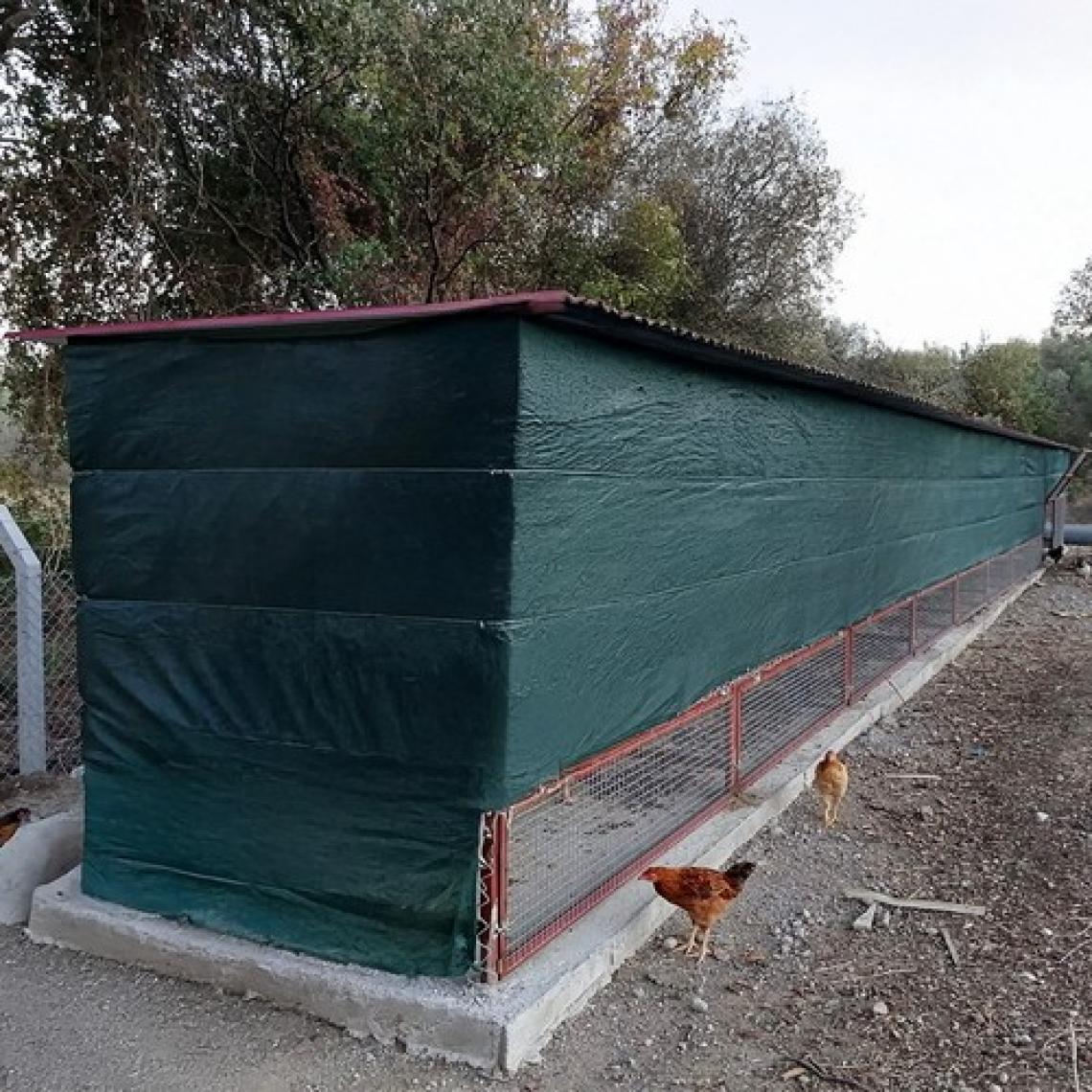 Morilu Gölgelik File Bahçe Çit Filesi - 95lik - 1 Metre En Yeşil - Düz Kenar - Çit Örtüsü Çit Brandası