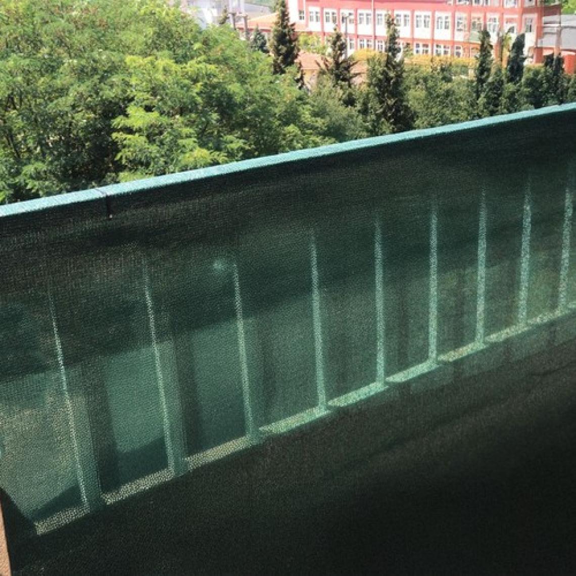 Morilu Gölgelik File Çit Filesi - 95lik - 2 Metre En Yeşil - Düz Kenar - Çit Örtüsü Bahçe Filesi