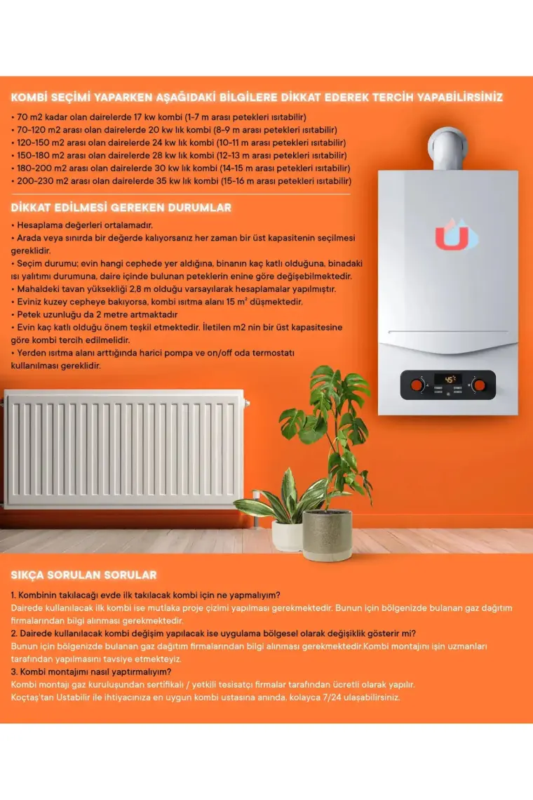 Airfel Maestro Comfort 24/24 Kw (20.000) Kcal Tam Yoğuşmalı Kombi
