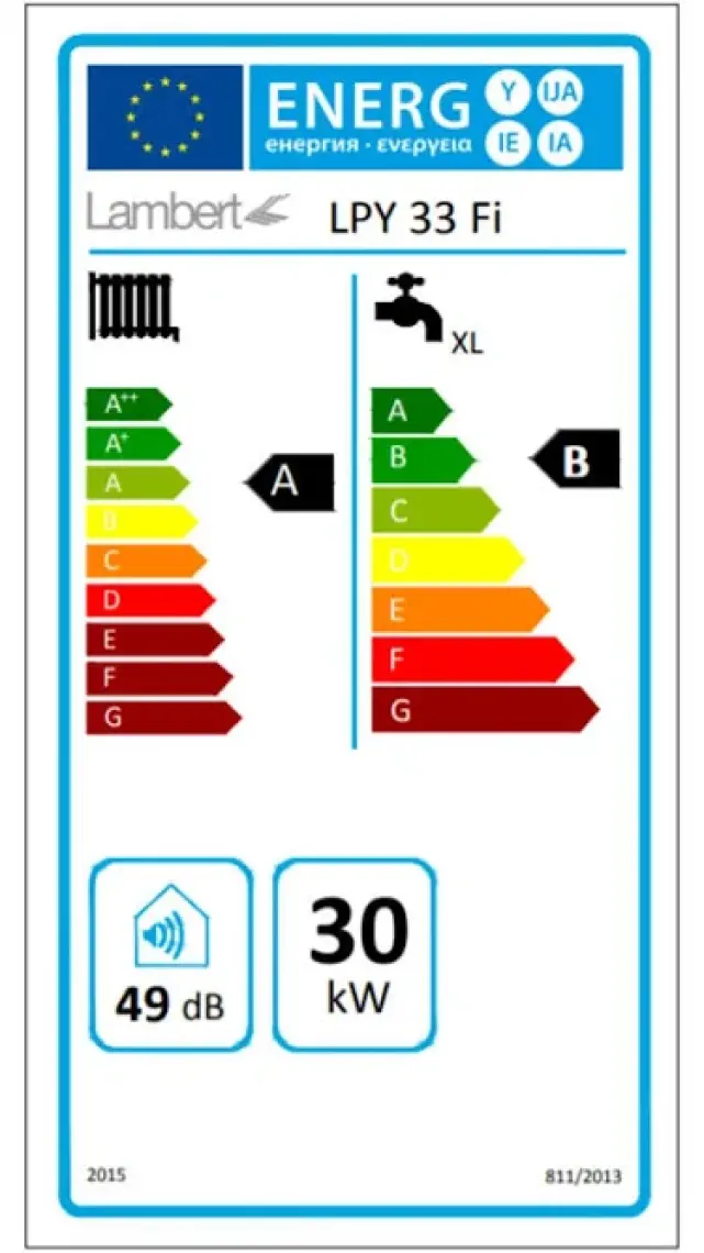 Lambert LPY 33 kw Yoğuşmalı Kombi + Baca (Baymak Servis Güvencesiyle)