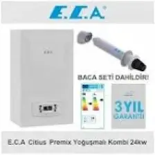 E.C.A Eca Citius Premix 24KW Erp Yoğuşmalı Hermetik Kombi+Baca Kiti