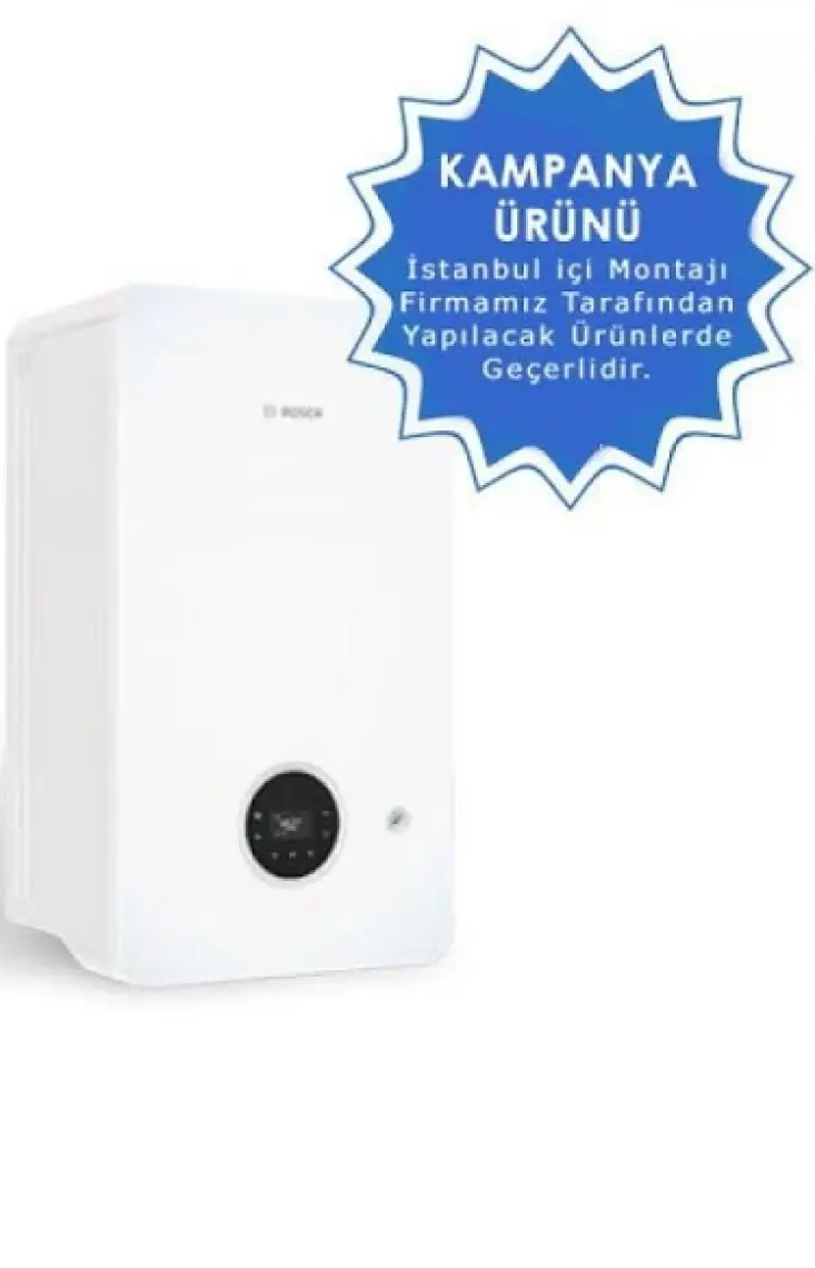 Bosch Condense 2200 İW 24 kw Yoğuşmalı Kombi (Baca Dahil)