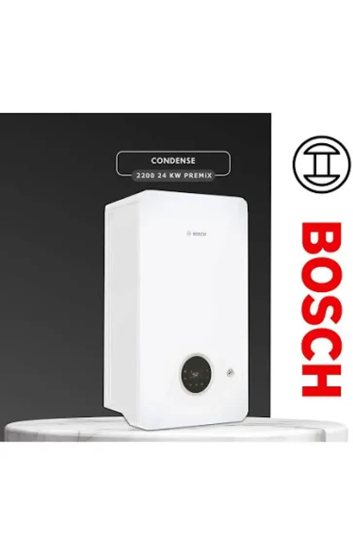 Bosch Condense 2200 İW 24 kw Yoğuşmalı Kombi (Baca Dahil)