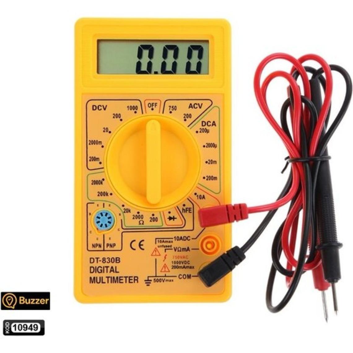 Tenon Ölçü Aleti Dijital Buzzerlı Tenon DT-830D
