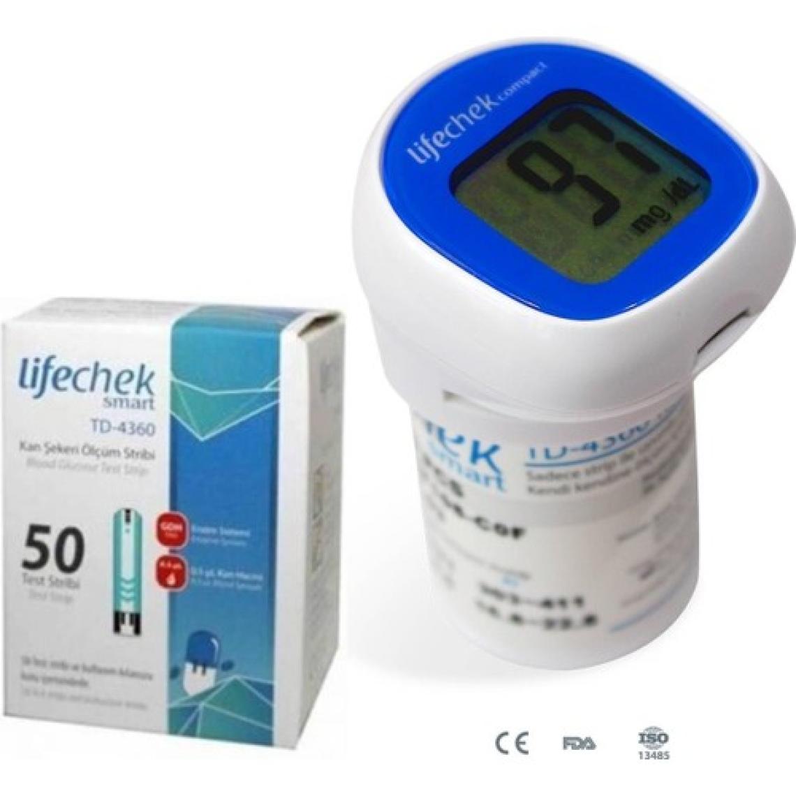 Lifechek Compact TD-4283   Ölçüm Cihazı + 50 Strip (TD-4360)