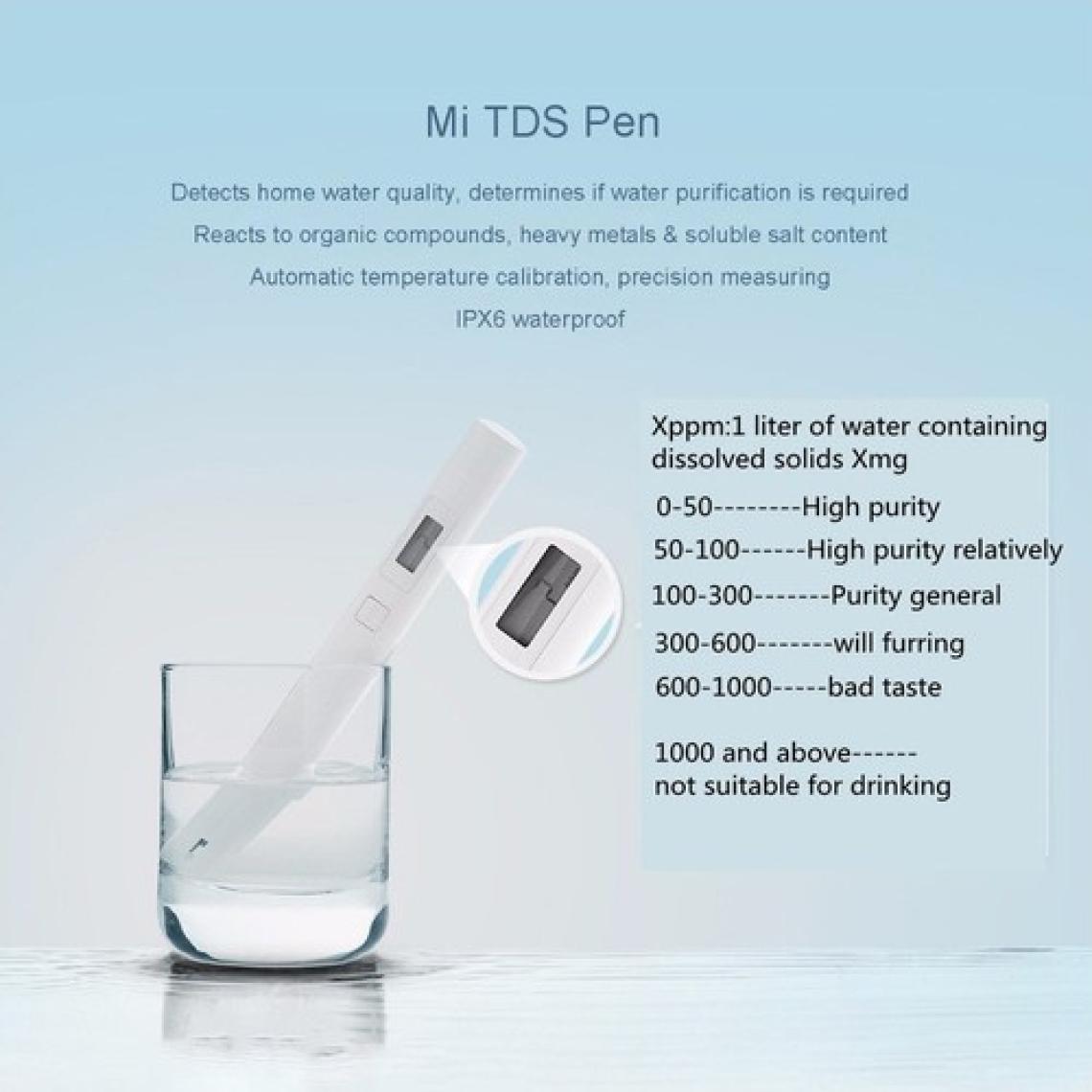 Xiaomi Mi Tds Pen Su Kalite Test Kalemi Tds Metre