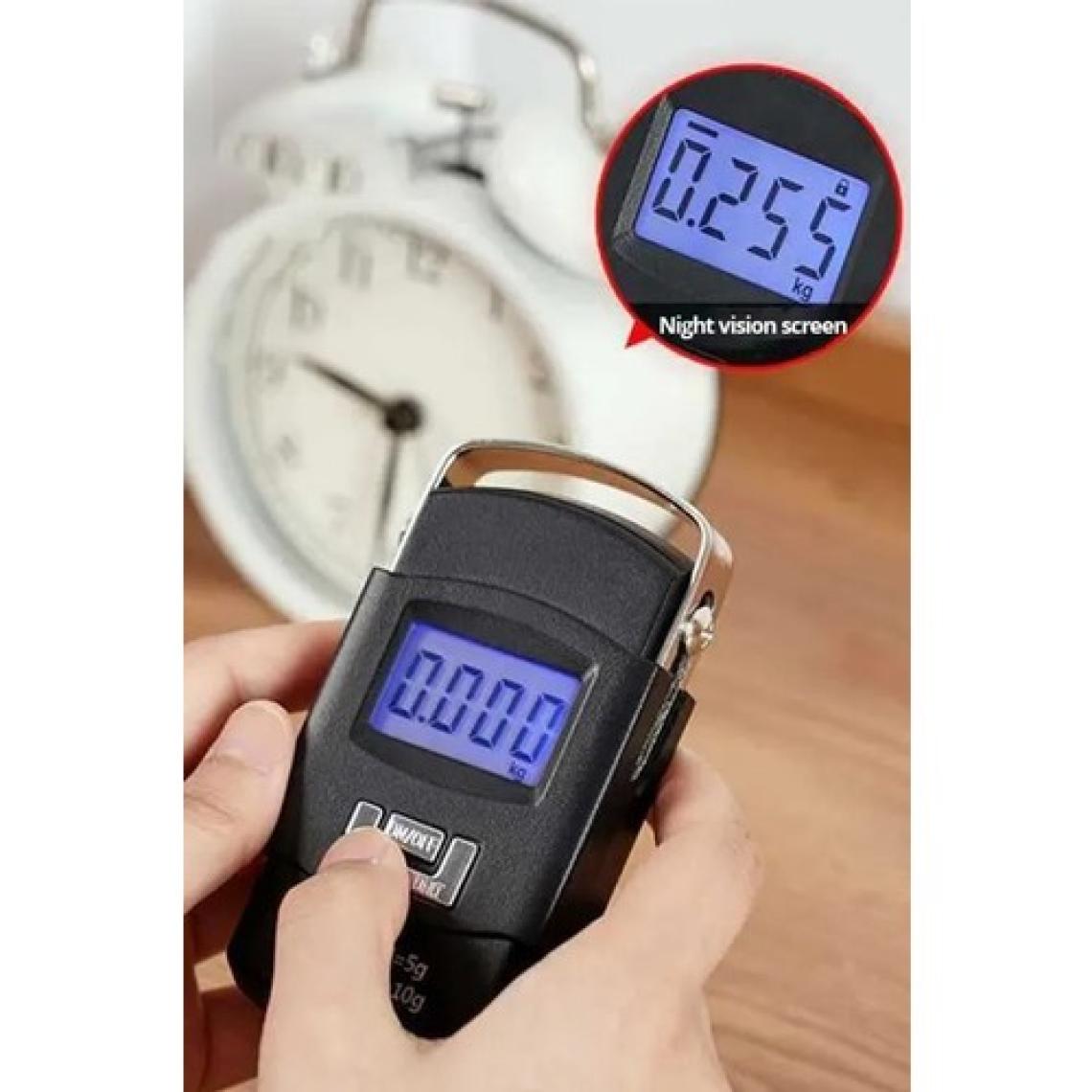 Mobee WH50 Bavul Valiz El Çantası Ağırlık Ölçme Tartısı Minik LCD Ekranlı Kilogram Ölçme Terazisi