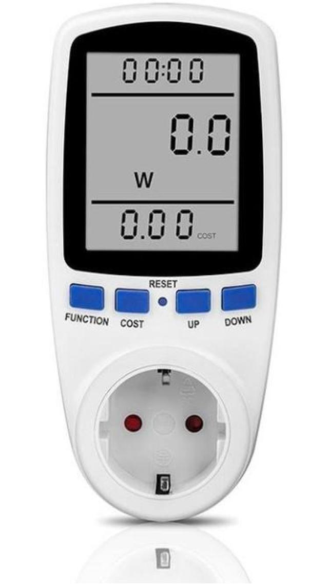 Ally Wattmetre Enerji Tüketim Sarfiyat Ölçer Ölçüm Priz 230V-3680W-16A ALL-35176