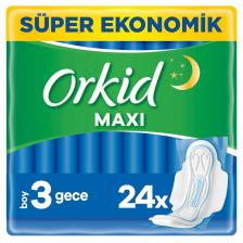 Maxi Hijyenik Ped Gece Süper Ekonomik Paket 24 Ped