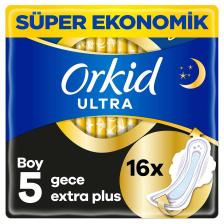 Ultra Gece Extra Plus (Boy 5) Kanatlı Hijyenik Ped 16 Adet