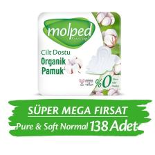 Pure Soft Hijyenik Ped Normal Süper Mega Paket 46 Lı X 3 Adet