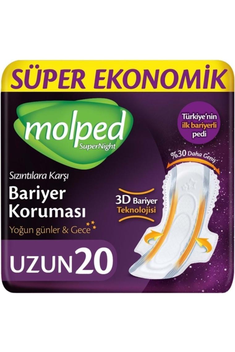 Supernight Hijyenik Ped Uzun Süper Ekonomik 20 Li