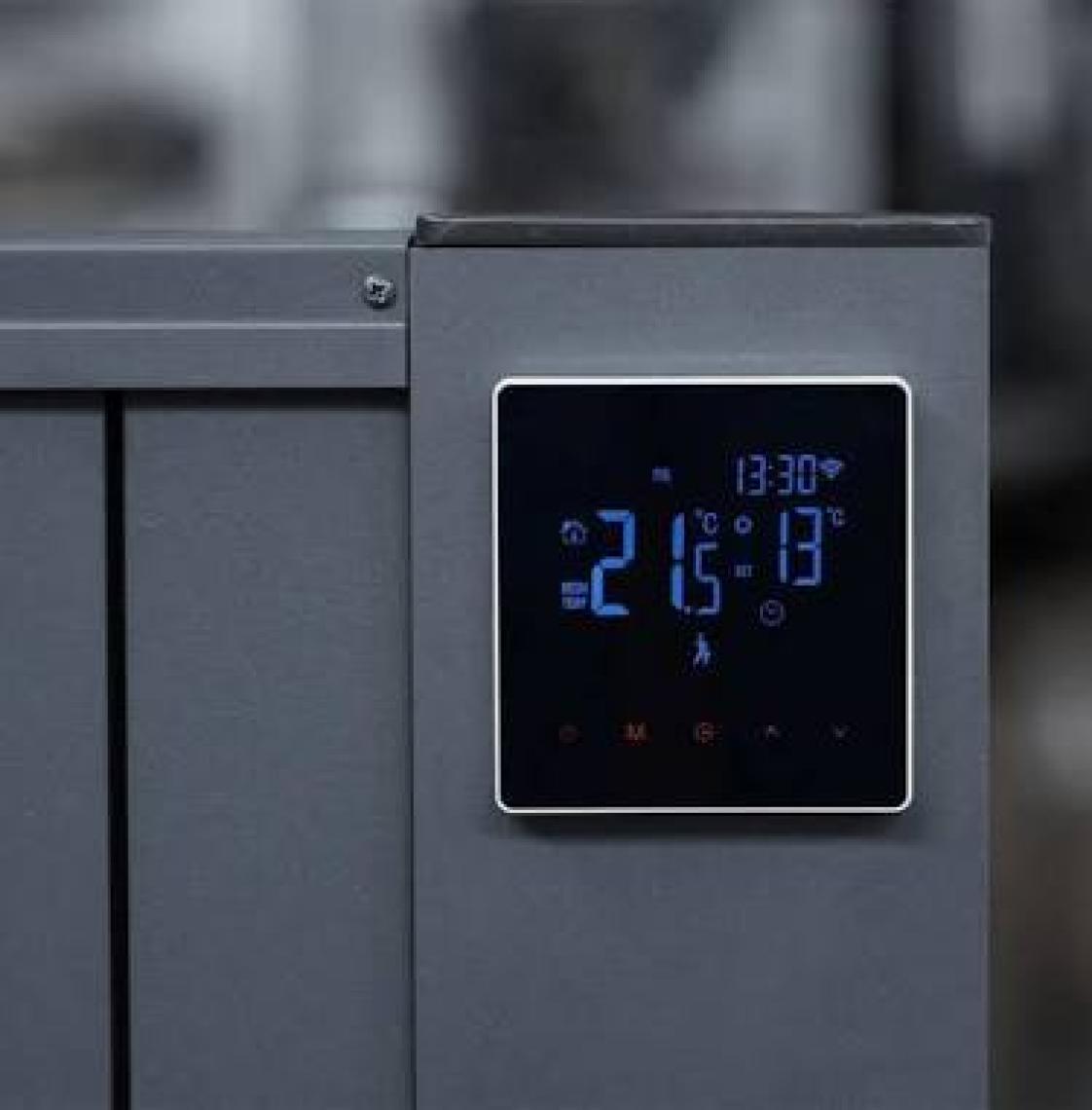 Mirkraft Elektrikli Radyatör Petek Isıtıcı Antrasit Gri (Manuel Kontrol)