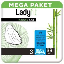 Ladyfit Bambu Ped Mega Gece 36 Ped