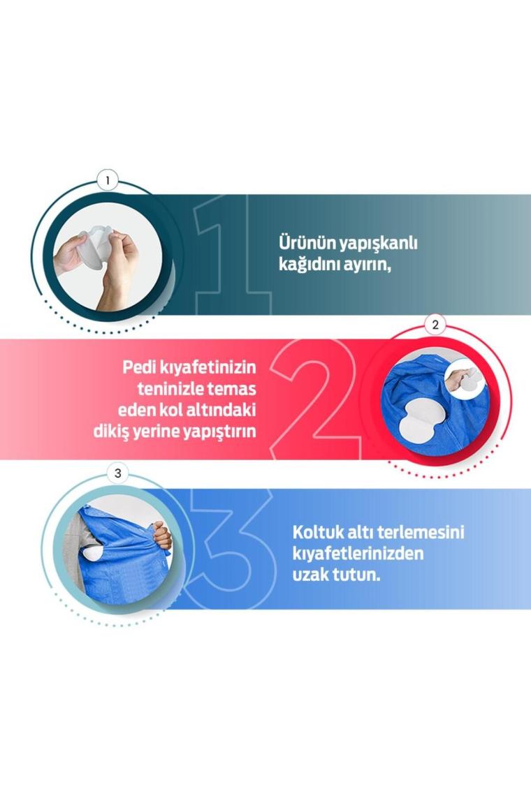 Koltuk Altı Pedi Ter Emici Yapraklar 14 Adet (1 KUTU)