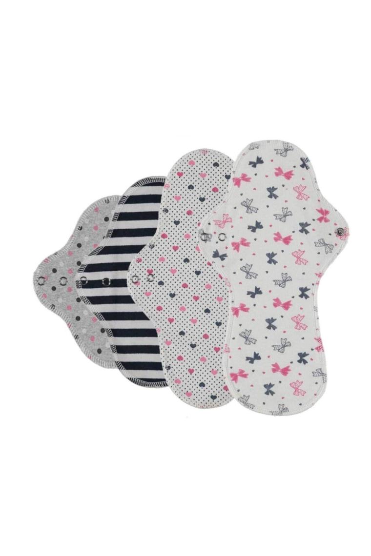 Doğal Yıkanabilir Kadın Pedi 4'lü Krem [karışık]