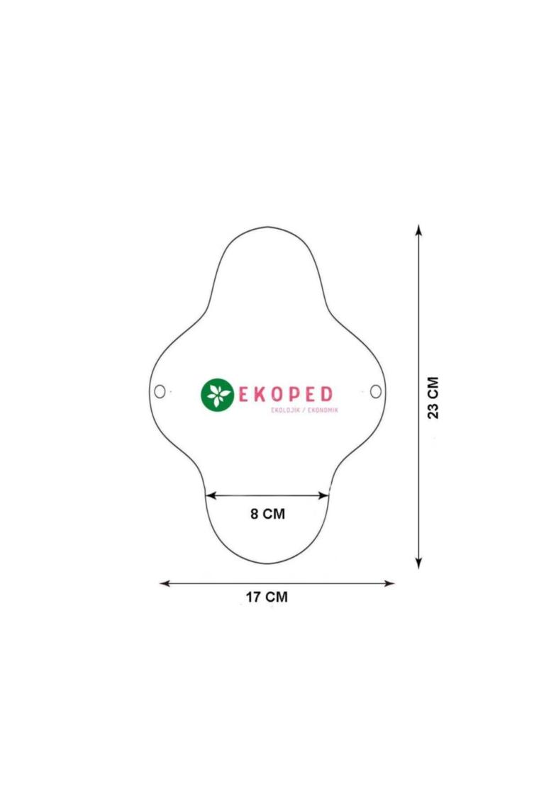 Doğal Yıkanabilir Kadın Pedi 4'lü Krem [karışık]