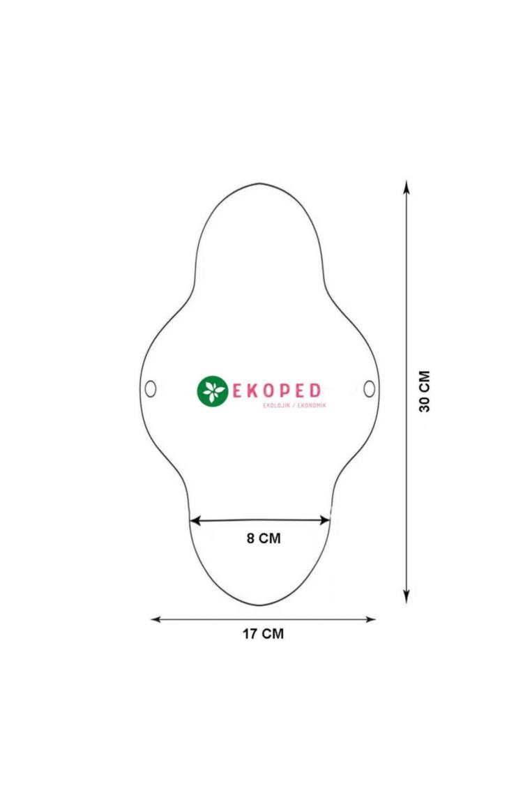 Doğal Yıkanabilir Kadın Pedi 4'lü Krem [karışık]