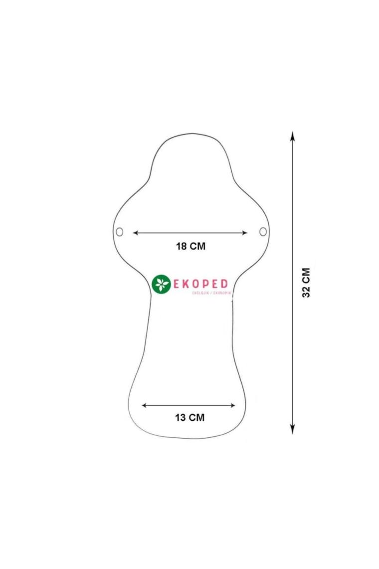 Doğal Yıkanabilir Kadın Pedi 4'lü Krem [karışık]