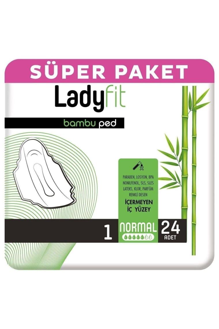 Ladyfit Bambu Hijyenik Ped Normal 24'lü