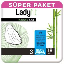 Bambu Ped Süper Gece 18 Ped