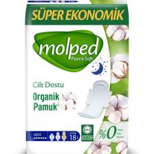 Pure Soft Hijyenik Ped Gece Süper Ekonomik 18 Adet