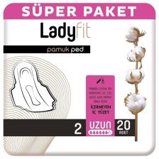Ladyfit Pamuk Hijyenik Ped Uzun 20'li