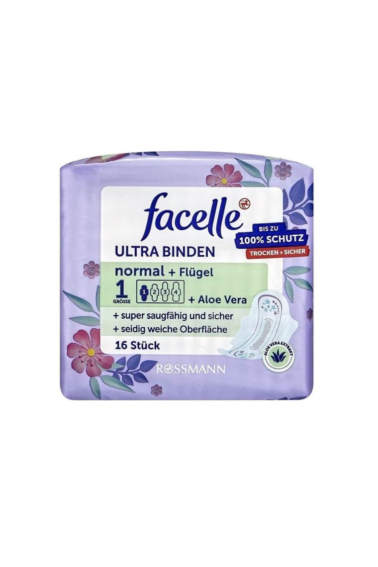 Ultra Normal Kanatlı Aloe Veralı Ped  16 Adet