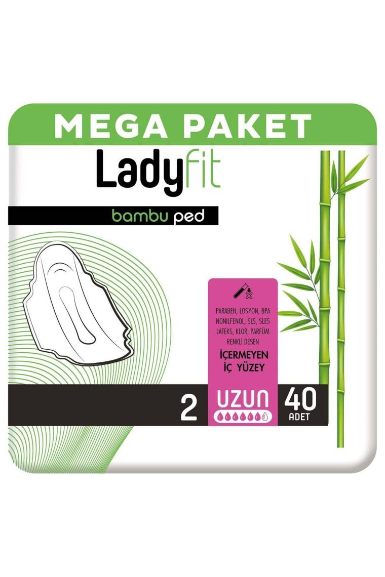 Ladyfit Bambu Ped Mega Uzun 40 Ped
