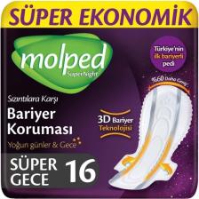 Super Night Süper Gece Hijyenik Ped 16 Lı