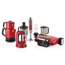 Korkmaz A1815 Rosa 14 Parça Elektro Set Kırmızı Çeyiz Paketi