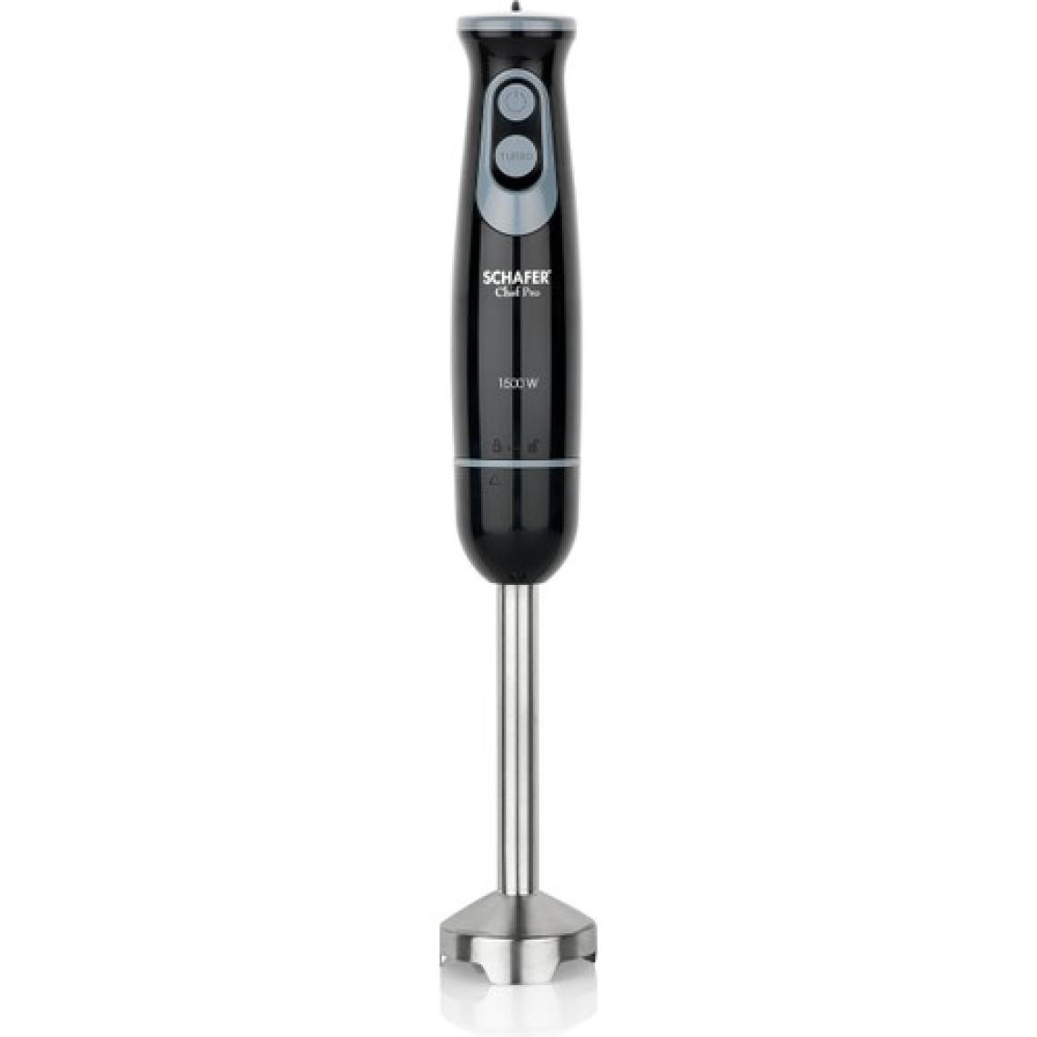 Schafer Ekoset Elektrikli Çeyiz Seti - 1500W Bıçaklı Blender ve 1800W Tost Makinesi, Paslanmaz Çelik, Siyah Renk, 4 Parça