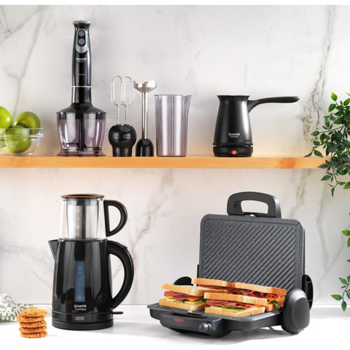 Schafer Ekoset Küçük Ev Aletleri-4 Lü Set-Siyah