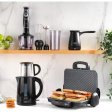 Schafer Ekoset Küçük Ev Aletleri-4 Lü Set-Siyah