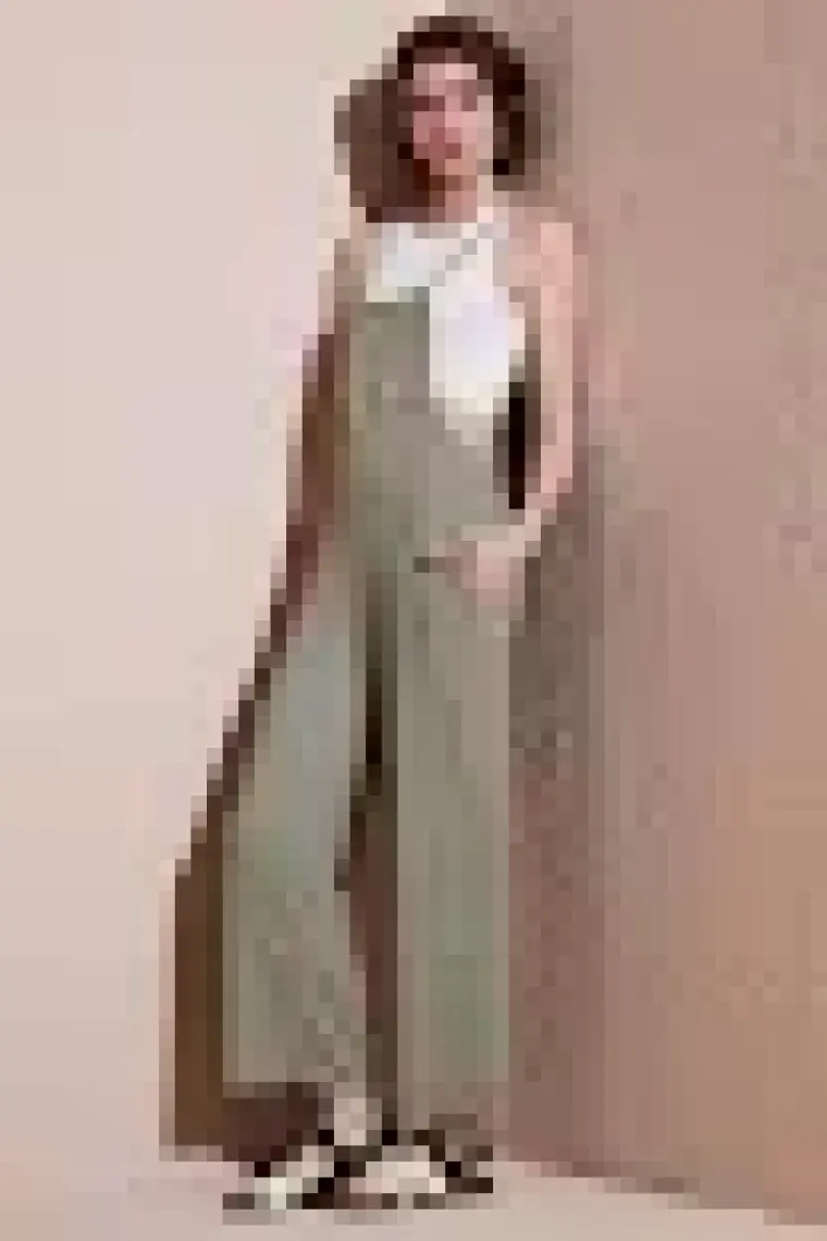 Lela Regular Fit Ayarlanabilir Ip Askılı Bahçıvan Tulum Bayan Tulum 5865789