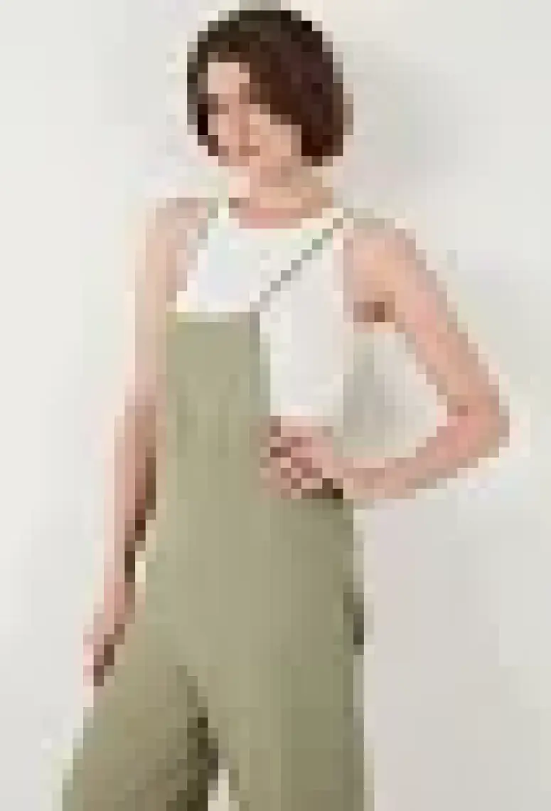 Lela Regular Fit Ayarlanabilir Ip Askılı Bahçıvan Tulum Bayan Tulum 5865789