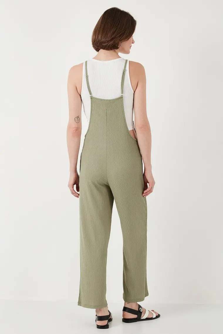 Lela Regular Fit Ayarlanabilir Ip Askılı Bahçıvan Tulum Bayan Tulum 5865789