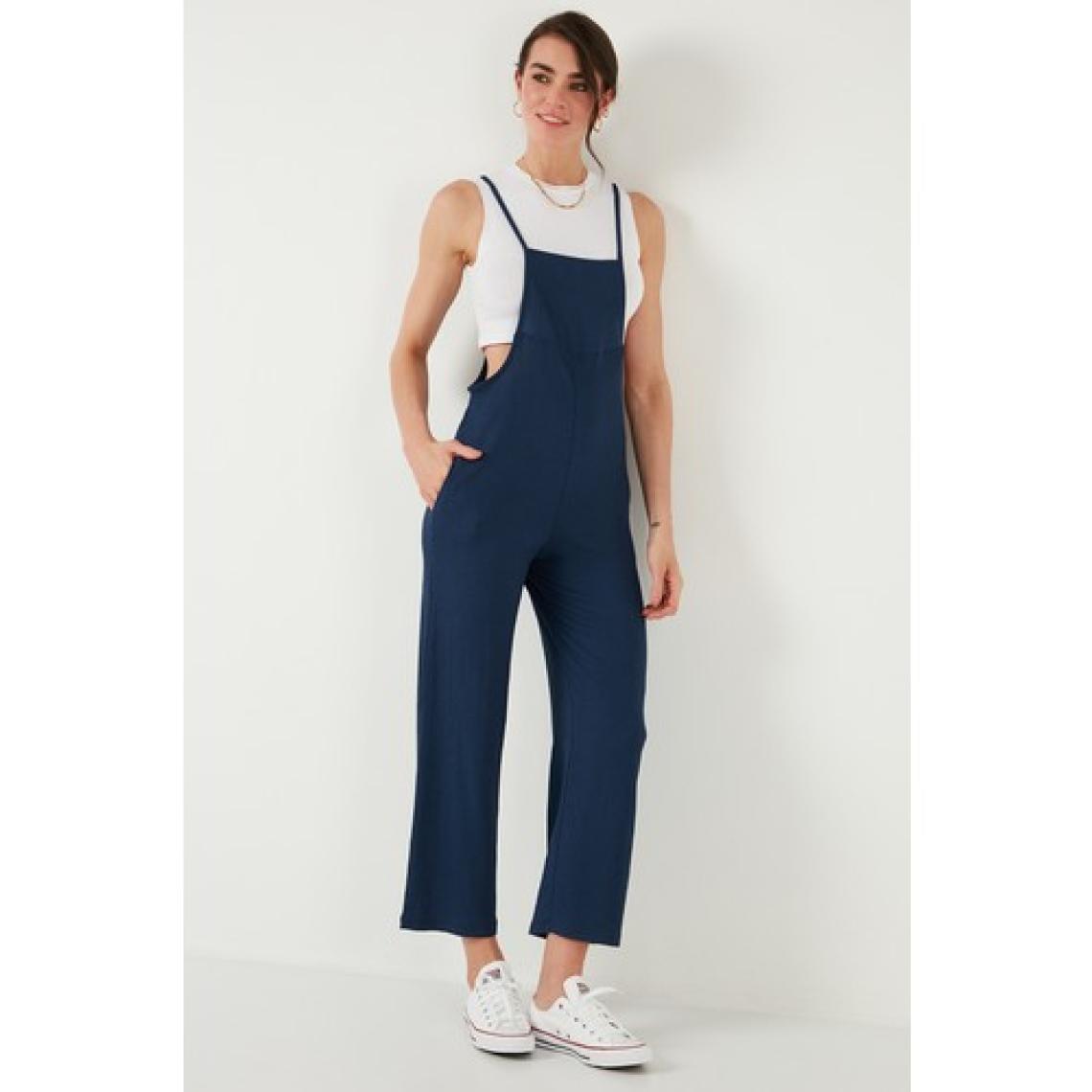 Lela Regular Fit Ayarlanabilir Ip Askılı Bahçıvan Tulum Bayan Tulum 5865789