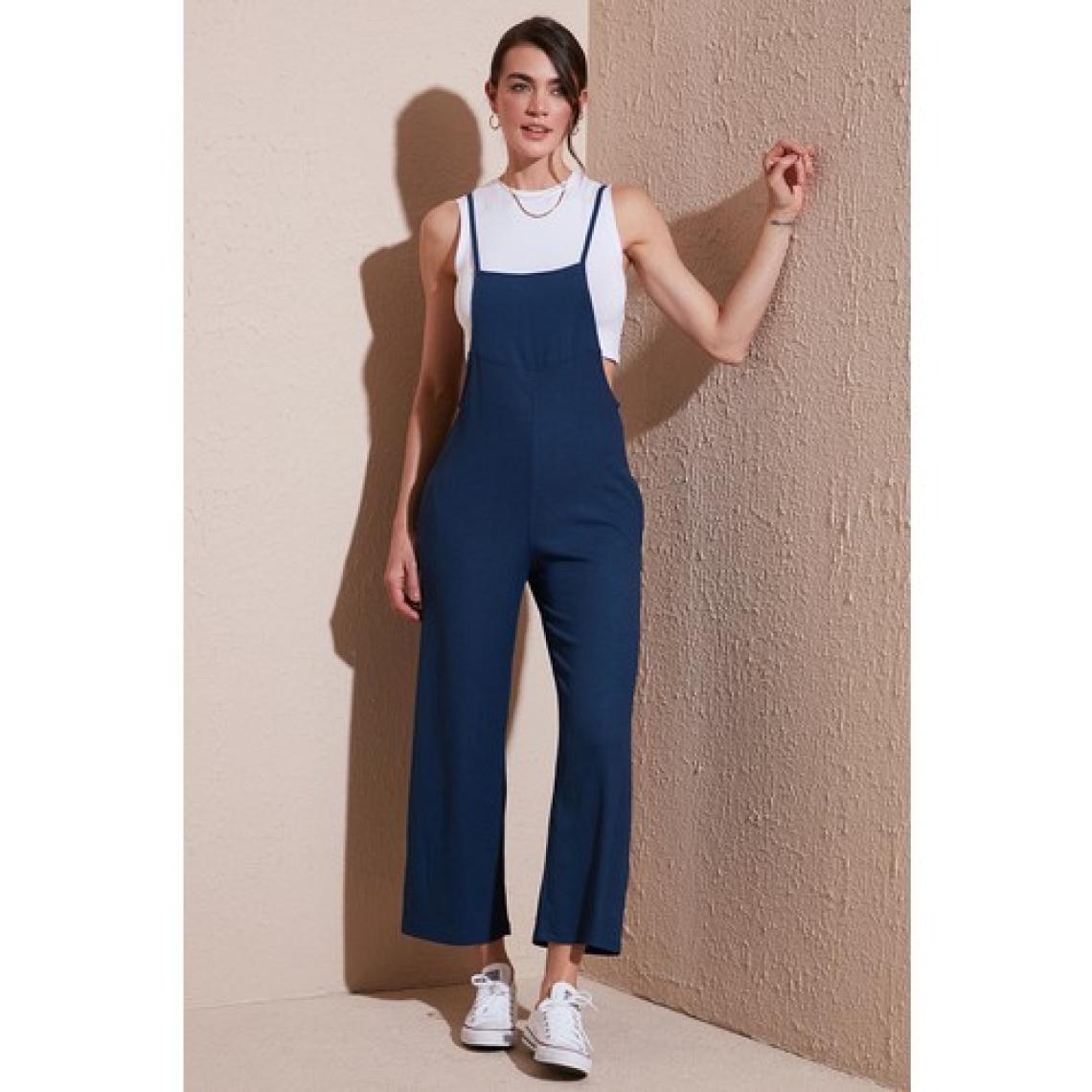 Lela Regular Fit Ayarlanabilir Ip Askılı Bahçıvan Tulum Bayan Tulum 5865789