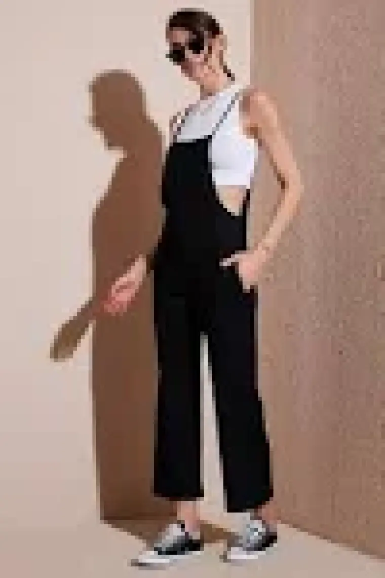 Lela Regular Fit Ayarlanabilir Ip Askılı Bahçıvan Tulum Bayan Tulum 5865789