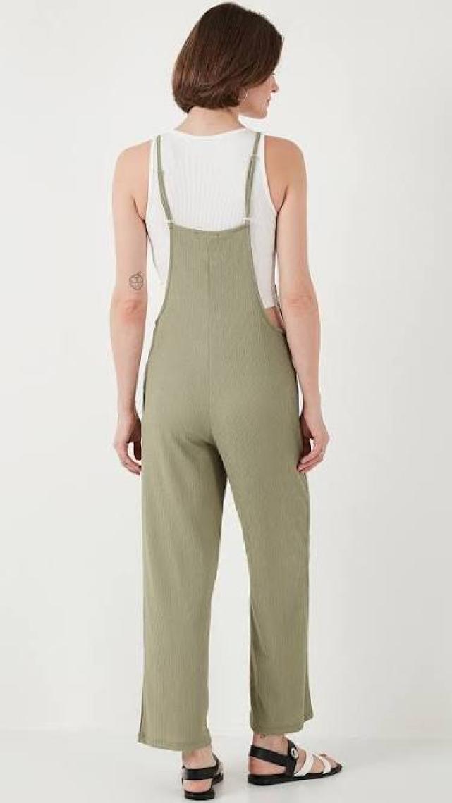 Lela Regular Fit Ayarlanabilir Ip Askılı Bahçıvan Tulum Bayan Tulum 5865789