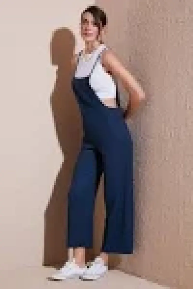Lela Regular Fit Ayarlanabilir Ip Askılı Bahçıvan Tulum Bayan Tulum 5865789